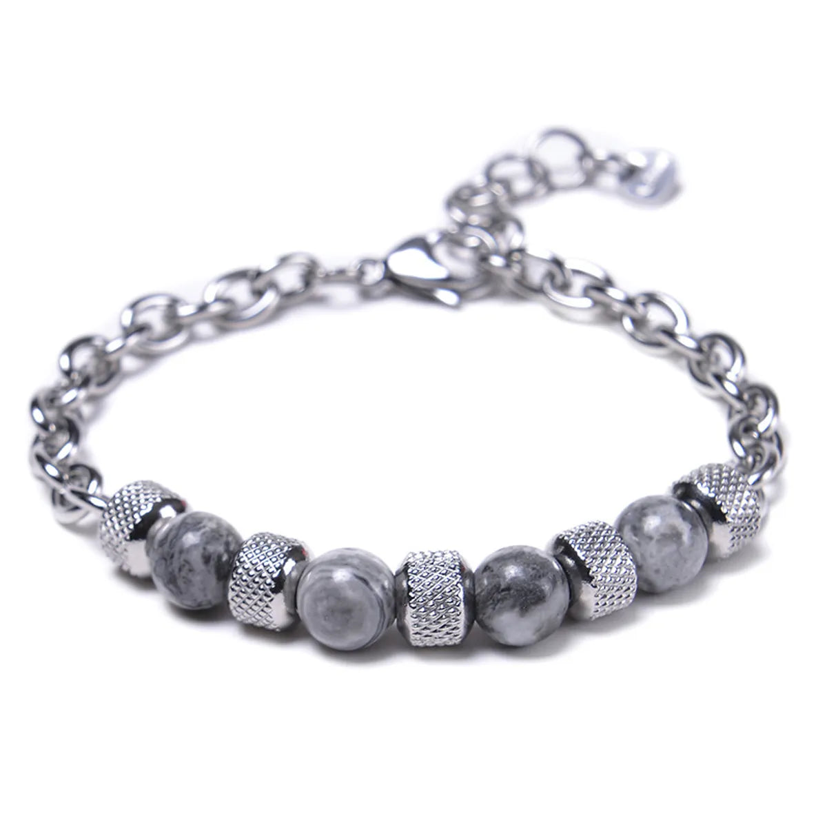 Fashion Geometric Alloy Metal Men'S Bracelets