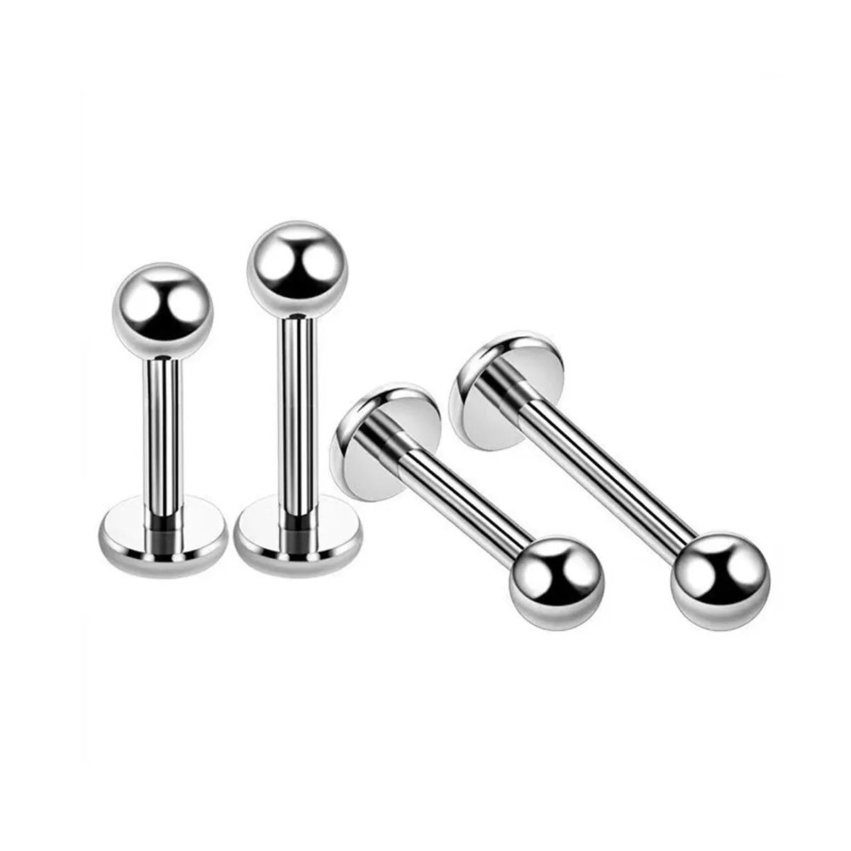 1 Piece Fashion Geometric Titanium Plating Lip Stud