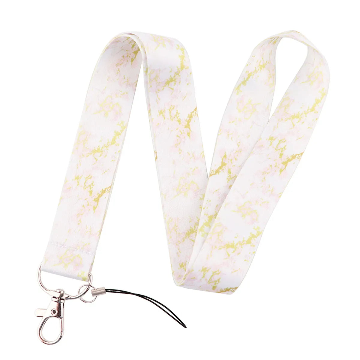 Fashion Marble Texture Mobile Phone Lanyard Work Id Lanyard