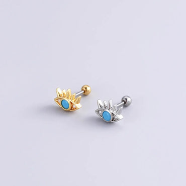 1 Piece Fashion Heart Shape Plating Inlay Stainless Steel Zircon Ear Studs