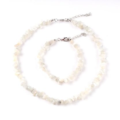 1 Piece Fashion Irregular Natural Stone Women's Bracelets Necklace