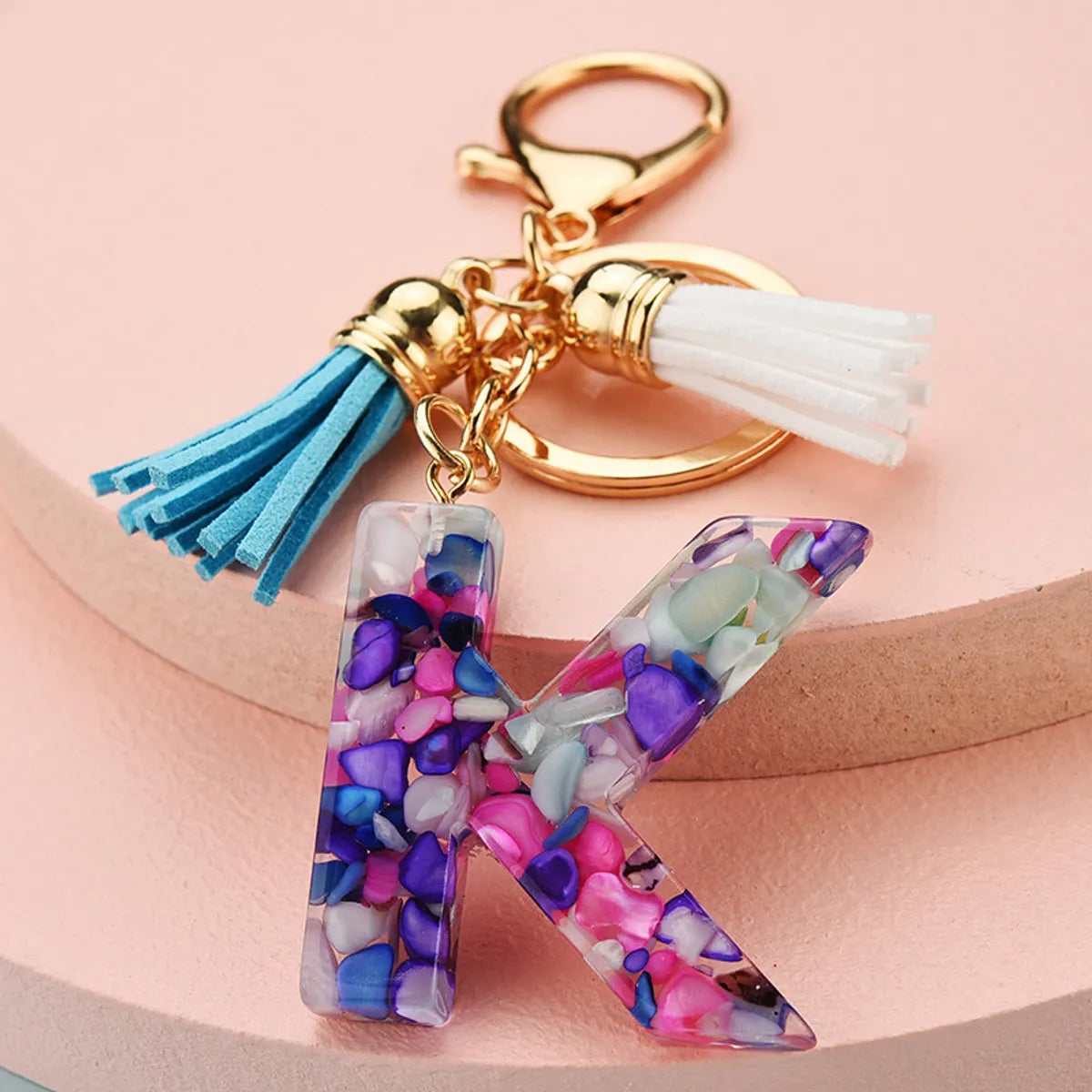 1 Piece Fashion Letter Arylic Unisex Keychain