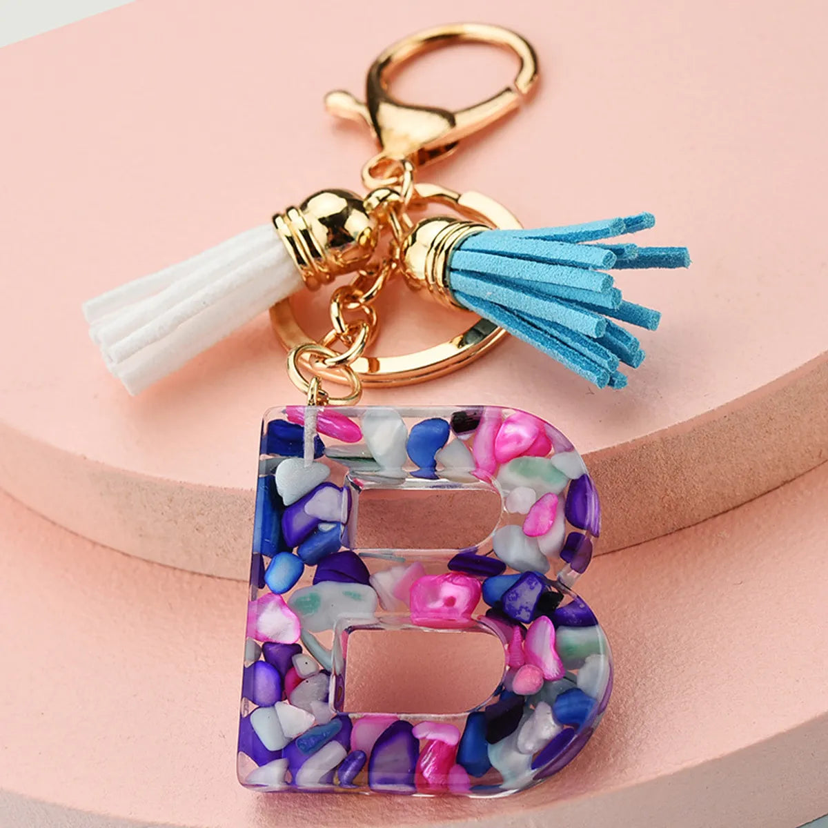 1 Piece Fashion Letter Arylic Unisex Keychain