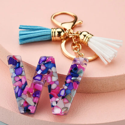 1 Piece Fashion Letter Arylic Unisex Keychain