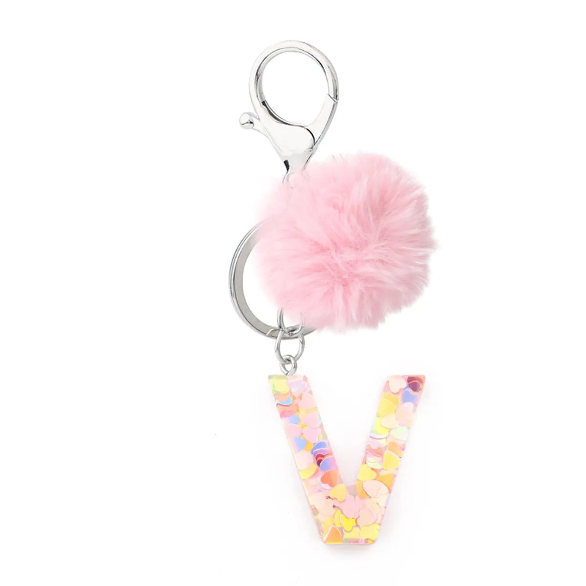 1 Piece Fashion Letter Resin Epoxy Women'S Keychain