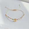 Fashion Letter Seed Bead Knitting Women'S Bracelets