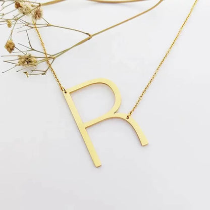 1 Piece Fashion Letter Stainless Steel Plating Necklace