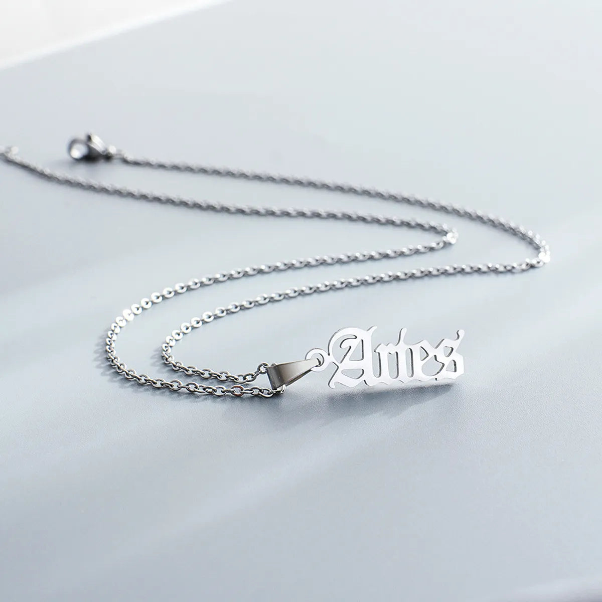 1 Piece Fashion Letter Stainless Steel Plating Pendant Necklace