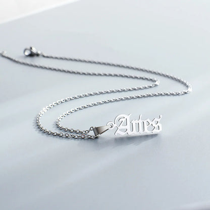 1 Piece Fashion Letter Stainless Steel Plating Pendant Necklace