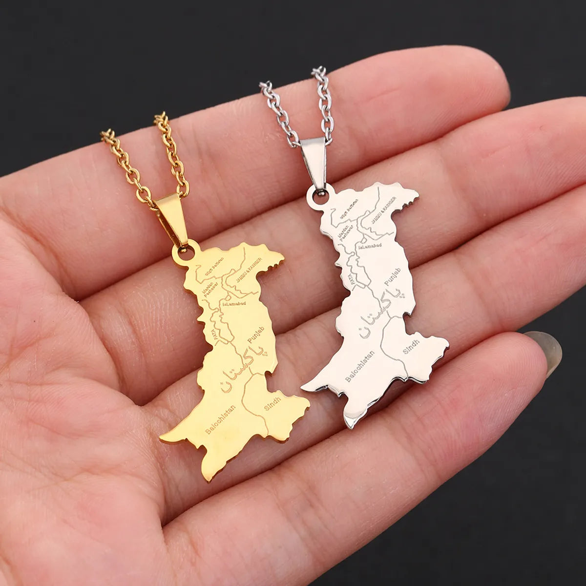 1 Piece Fashion Letter Stainless Steel Plating Pendant Necklace