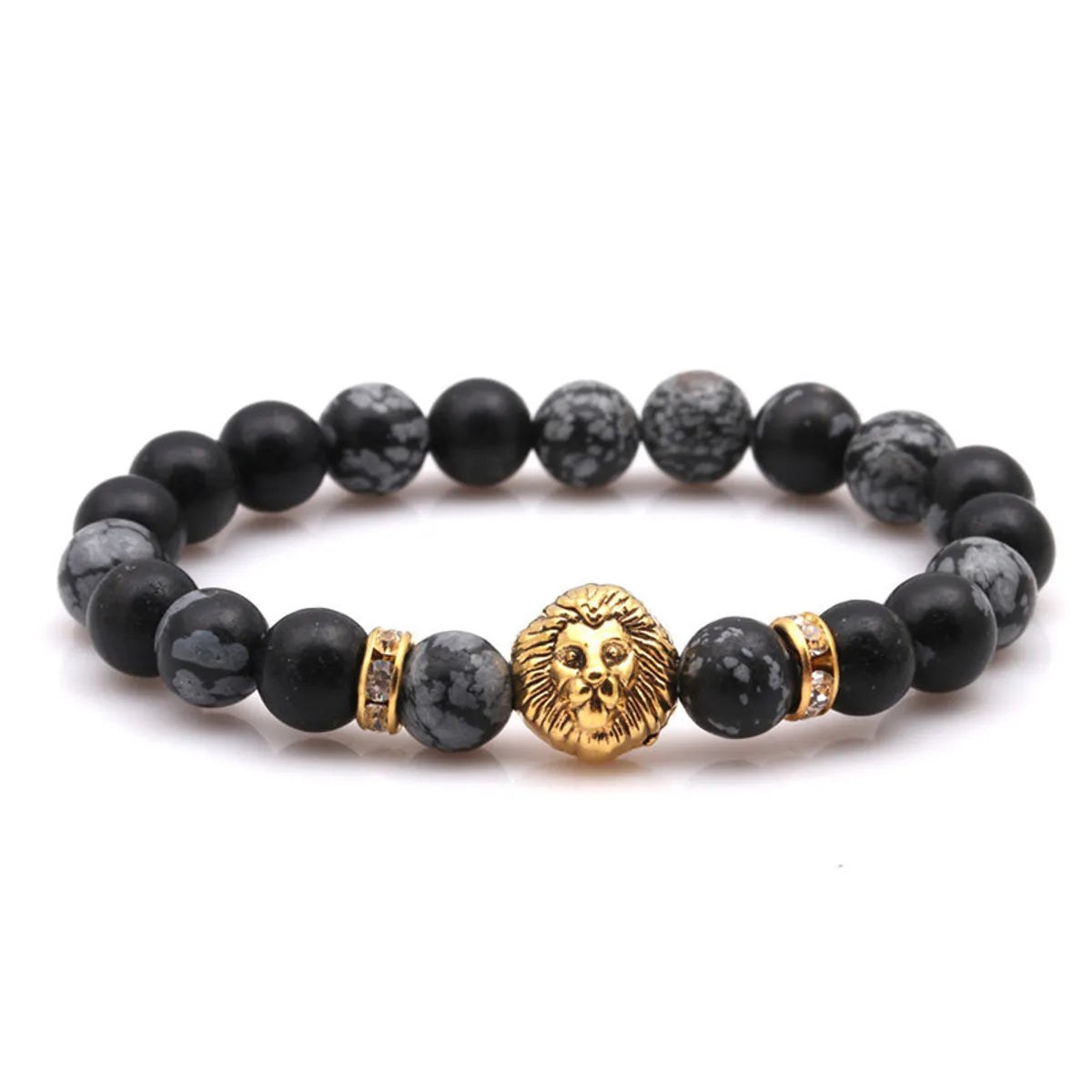 Fashion Lion Natural Stone Beaded Bracelets