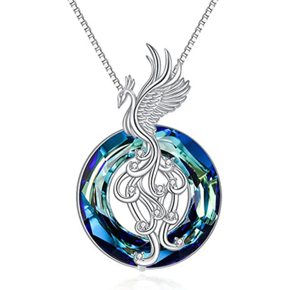 1 Piece Fashion Phoenix Alloy Inlay Artificial Crystal Women's Pendant Necklace