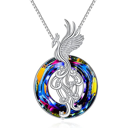 1 Piece Fashion Phoenix Alloy Inlay Artificial Crystal Women's Pendant Necklace