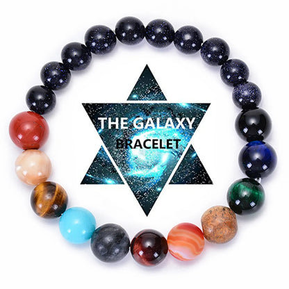 Fashion Planet Natural Stone Beaded Unisex Bracelets