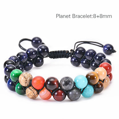 Fashion Planet Natural Stone Unisex Bracelets