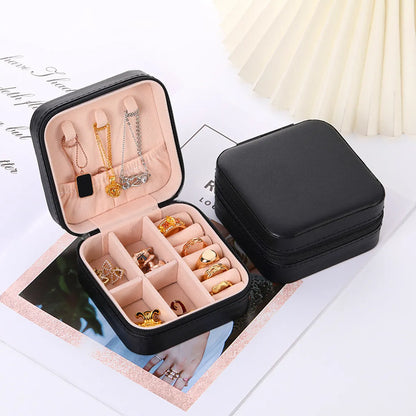 1 Piece Fashion Pu Leather Jewelry Boxes