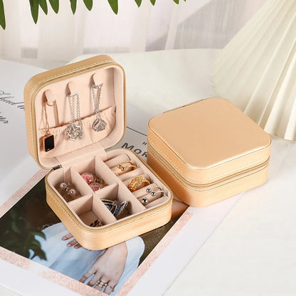 1 Piece Fashion Pu Leather Jewelry Boxes