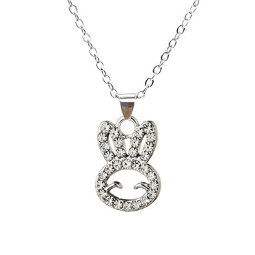 1 Piece Fashion Rabbit Alloy Plating Rhinestones Women's Pendant Necklace