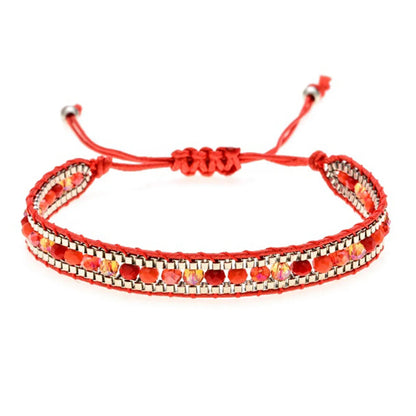 Fashion Round Artificial Crystal Rope Wholesale Bracelets