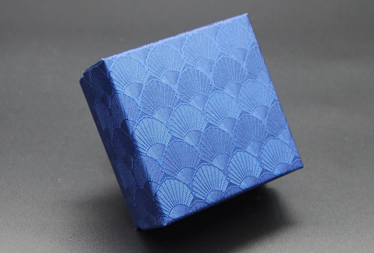 1 Piece Fashion Shell Pattern Paper Jewelry Boxes