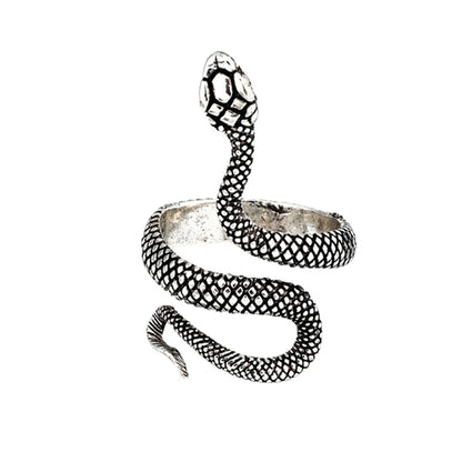 Fashion Snake Alloy Plating Women'S Open Ring