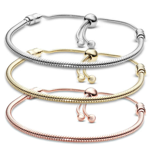 1 Piece Fashion Solid Color Alloy Plating Unisex Bracelets