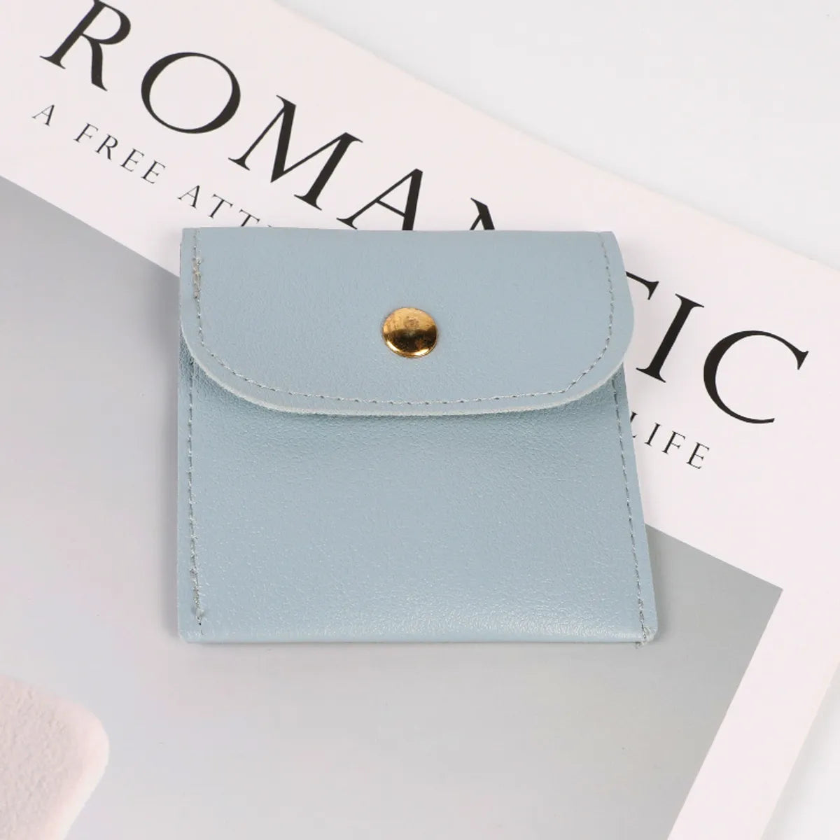 Fashion Solid Color Cloth Buckle Jewelry Packaging Bags