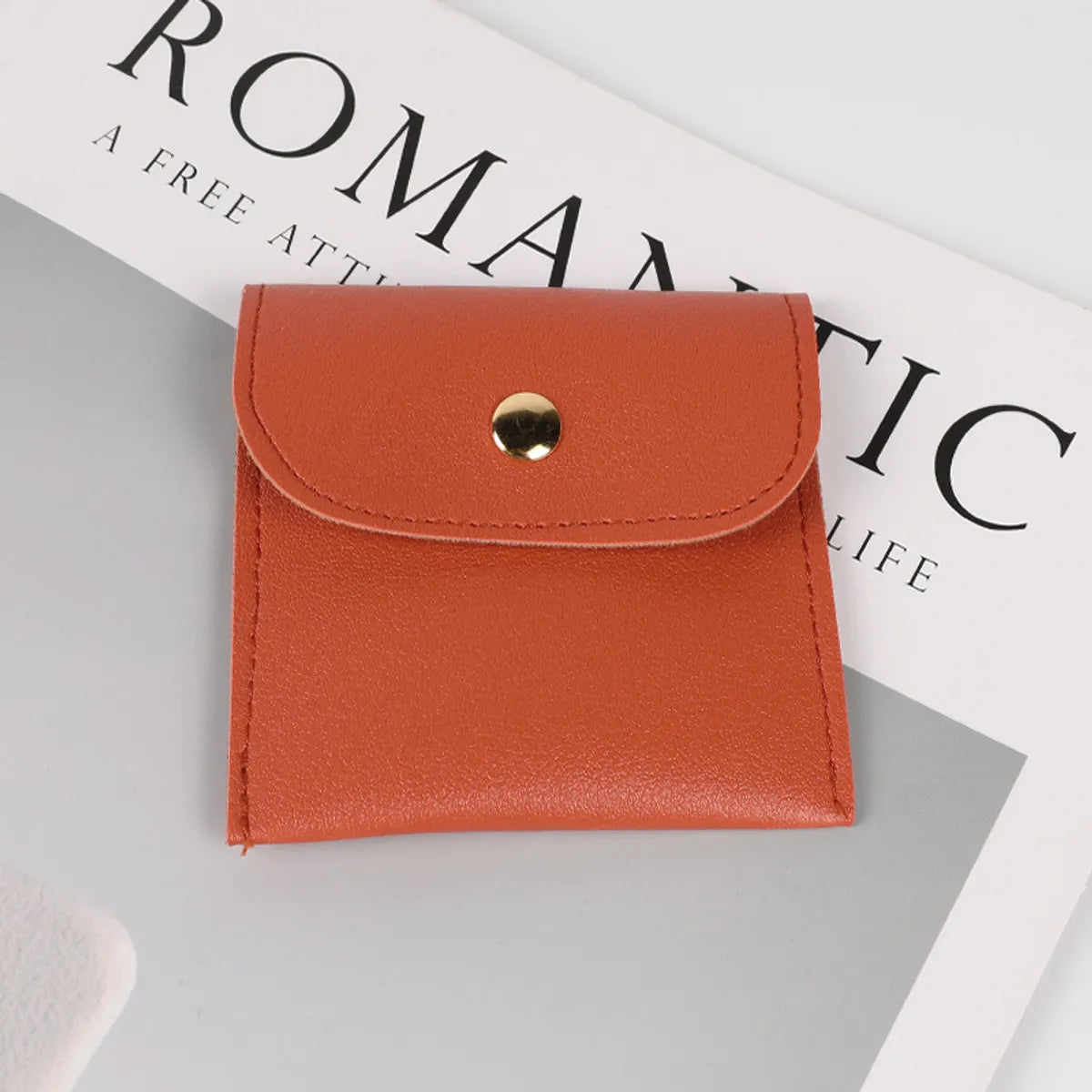 Fashion Solid Color Cloth Buckle Jewelry Packaging Bags