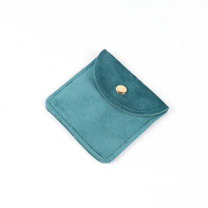 Fashion Solid Color Cloth Buckle Jewelry Packaging Bags