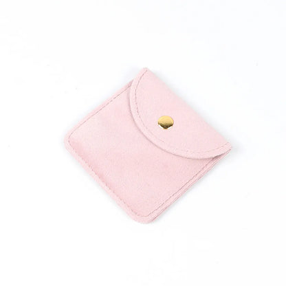 Fashion Solid Color Cloth Buckle Jewelry Packaging Bags