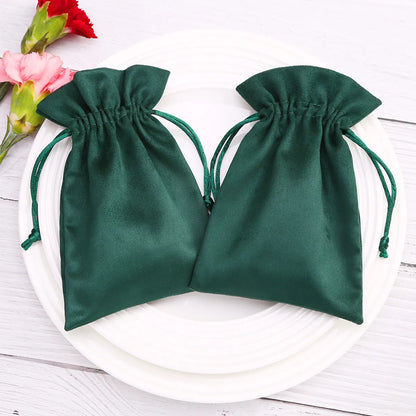 1 Piece Fashion Solid Color Cloth Drawstring Jewelry Packaging Bags