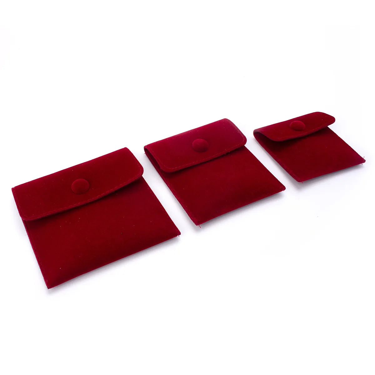 1 Piece Fashion Solid Color Flannel Jewelry Packaging Bags