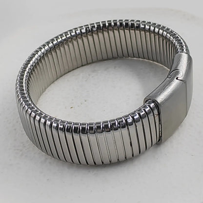 1 Piece Fashion Solid Color Stainless Steel Polishing Bangle