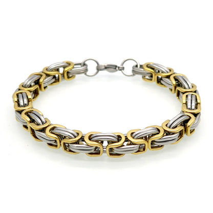 1 Piece Fashion Solid Color Titanium Steel Plating Bracelets