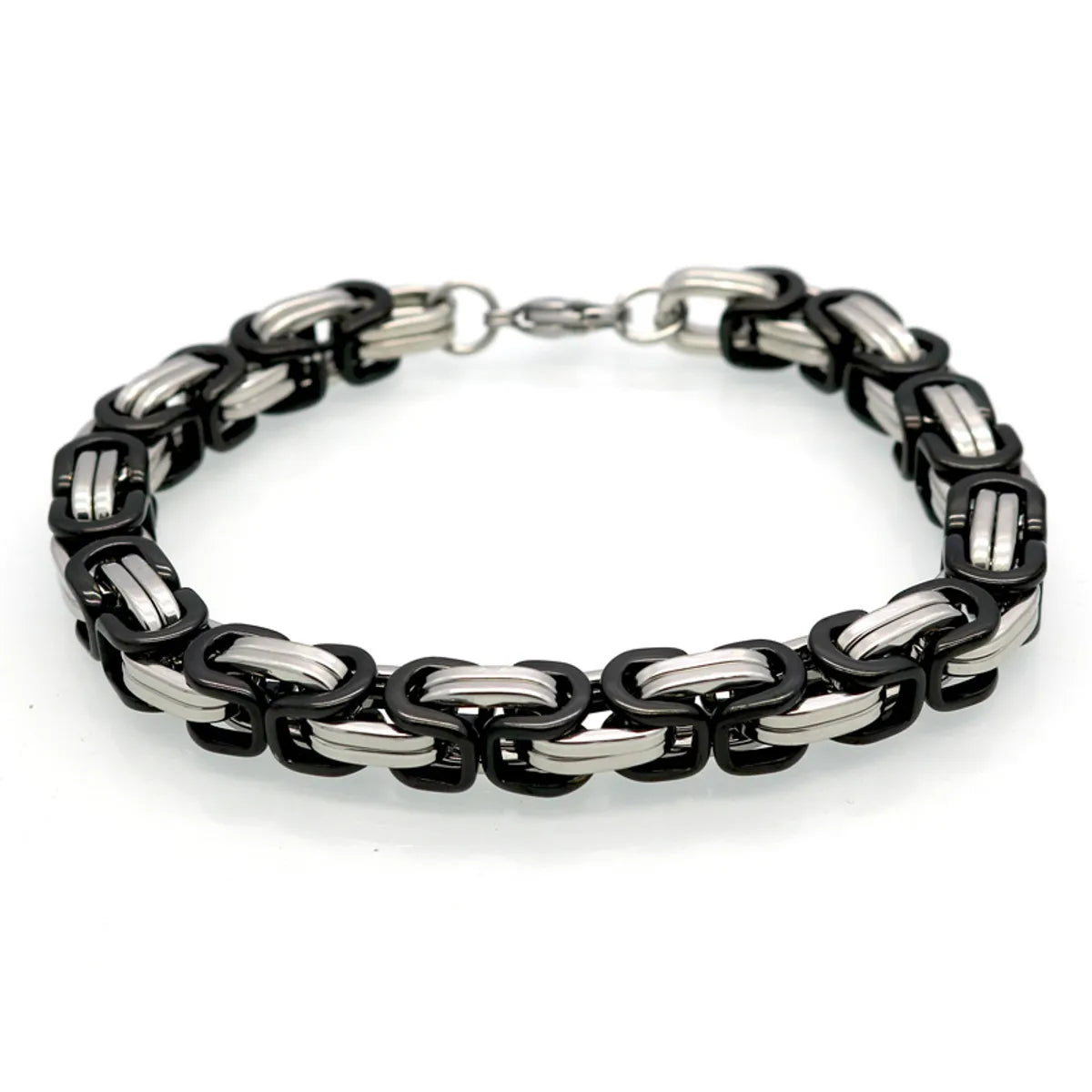 1 Piece Fashion Solid Color Titanium Steel Plating Bracelets