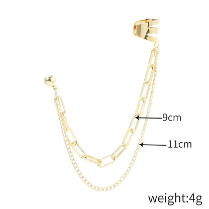 1 Piece Fashion Star Moon Heart Shape Alloy Plating Inlay Zircon Women'S Ear Clips