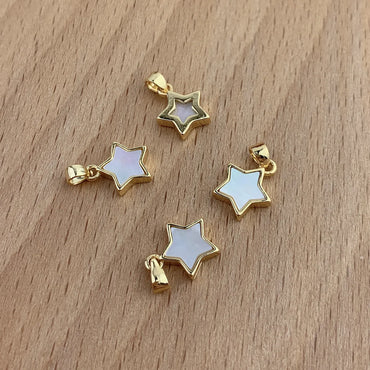 1 Piece Shell Copper Star