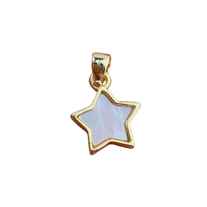 1 Piece Shell Copper Star