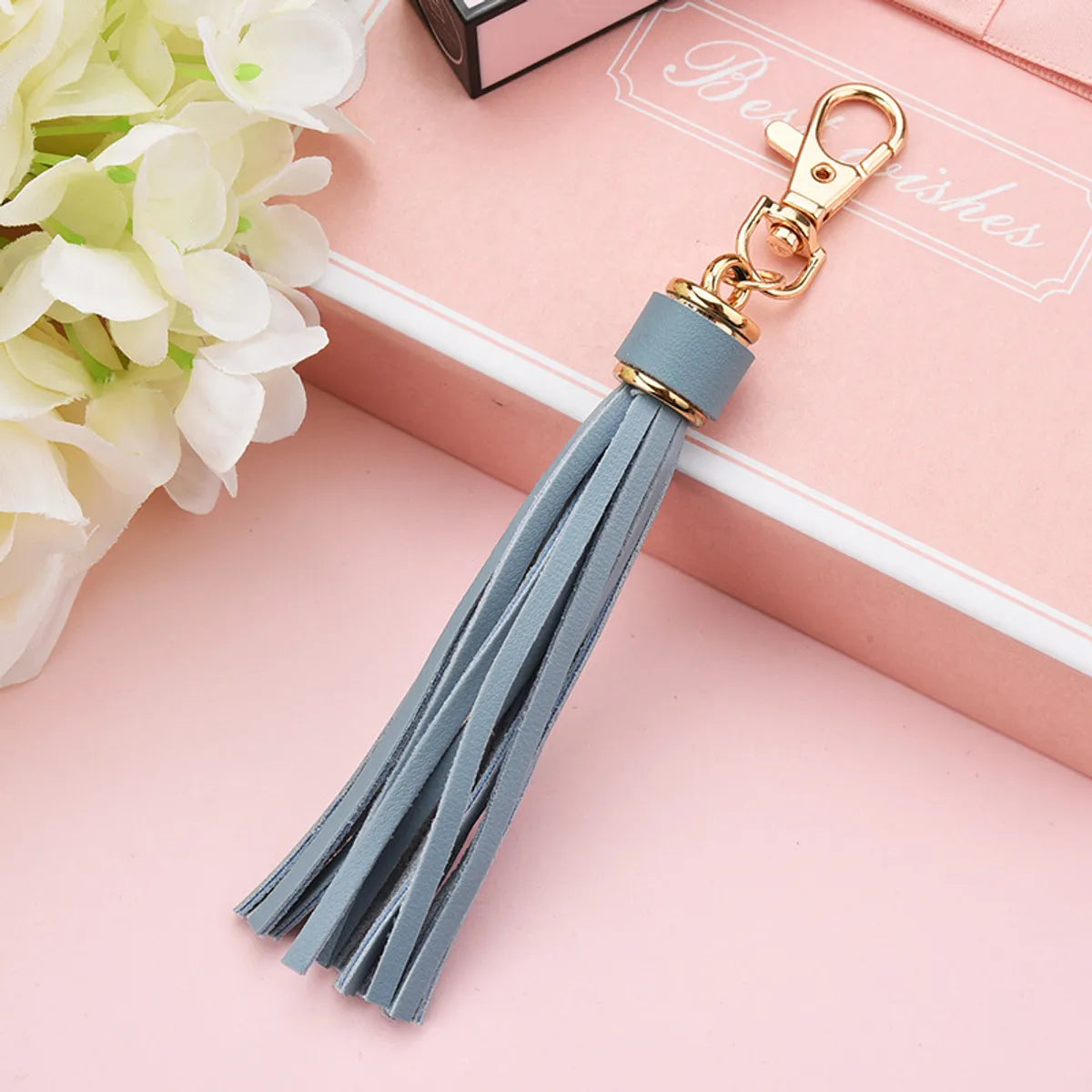 1 Piece Fashion Tassel Pu Leather Women'S Keychain