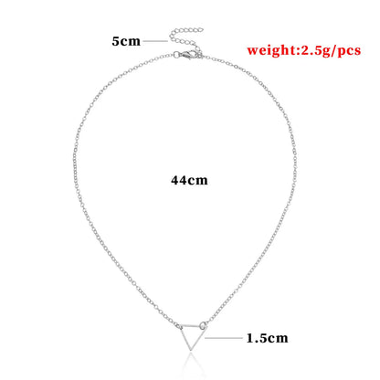 1 Piece Fashion Triangle Alloy Plating Women's Pendant Necklace