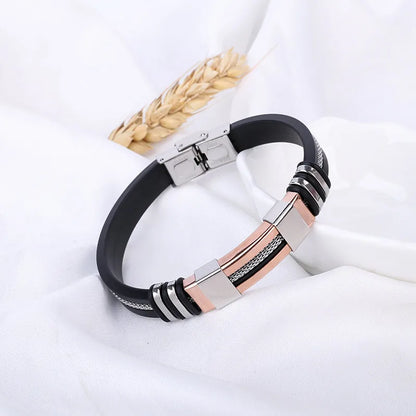 1 Piece Fashion U Shape Stainless Steel Bangle