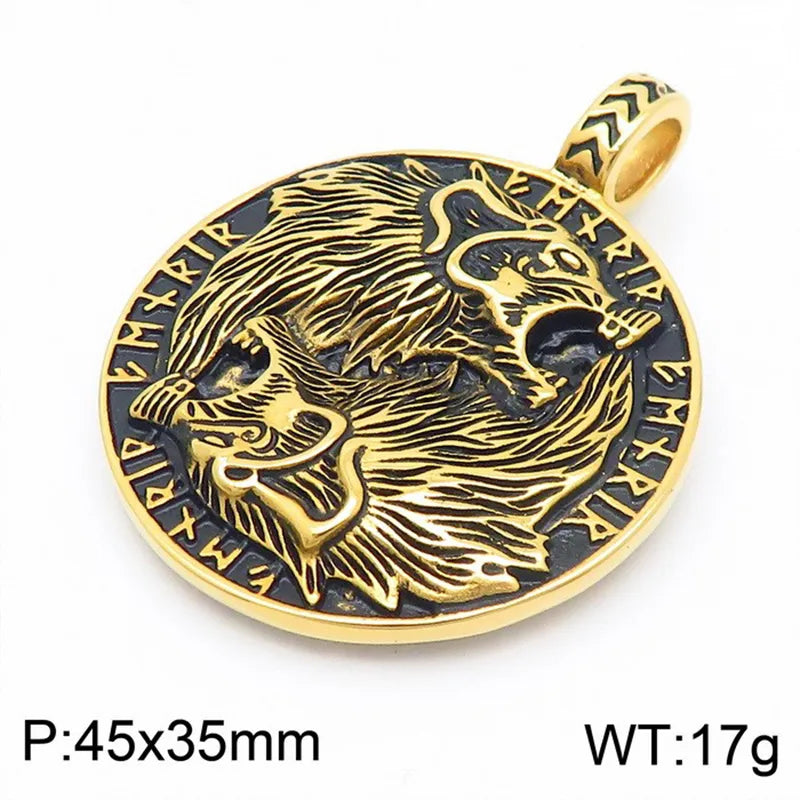 1 Piece Titanium Steel 18K Gold Plated Simple Style Pendant