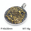 1 Piece Titanium Steel 18K Gold Plated Simple Style Pendant