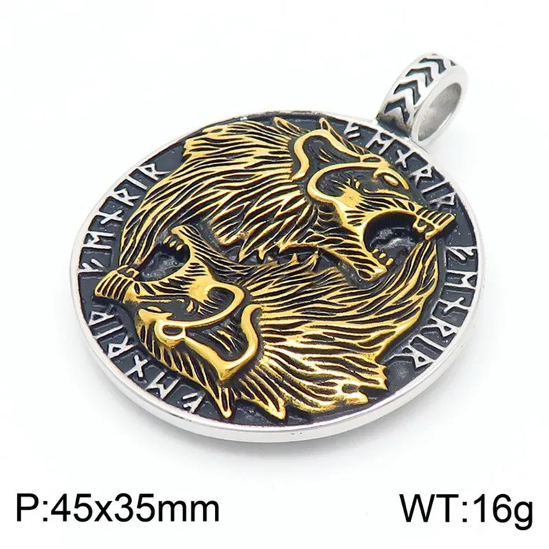 1 Piece Titanium Steel 18K Gold Plated Simple Style Pendant