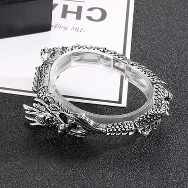 1 Piece Hip-hop Dragon Titanium Steel Bangle