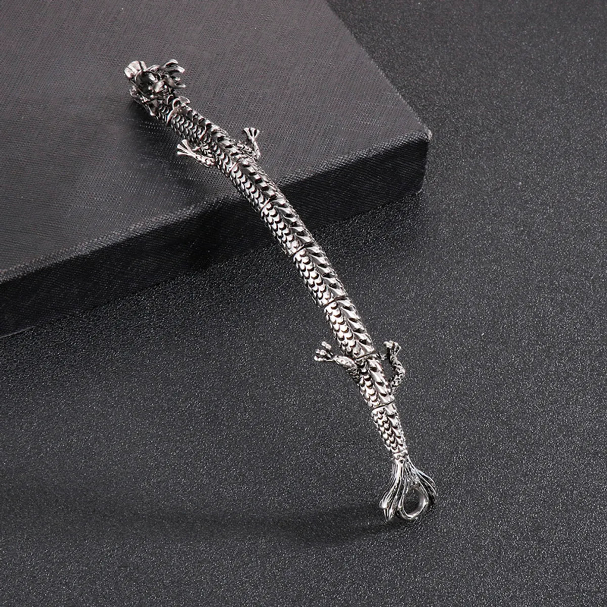 1 Piece Hip-hop Dragon Titanium Steel Bangle