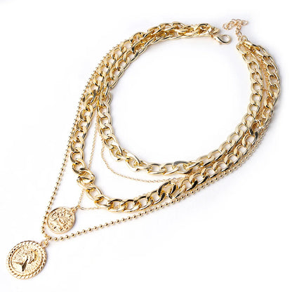 1 Piece Hip-hop Geometric Alloy Women's Necklace