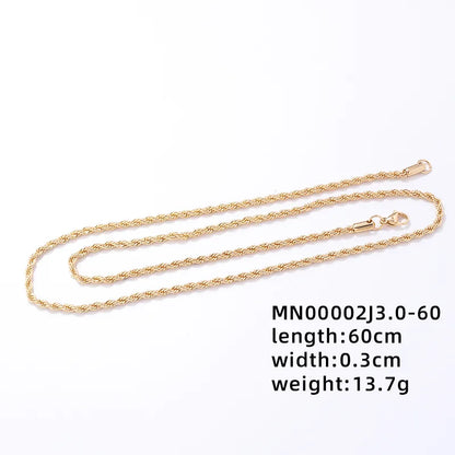 1 Piece Hip-Hop Number Stainless Steel Plating Inlay Chain Jewelry Accessories