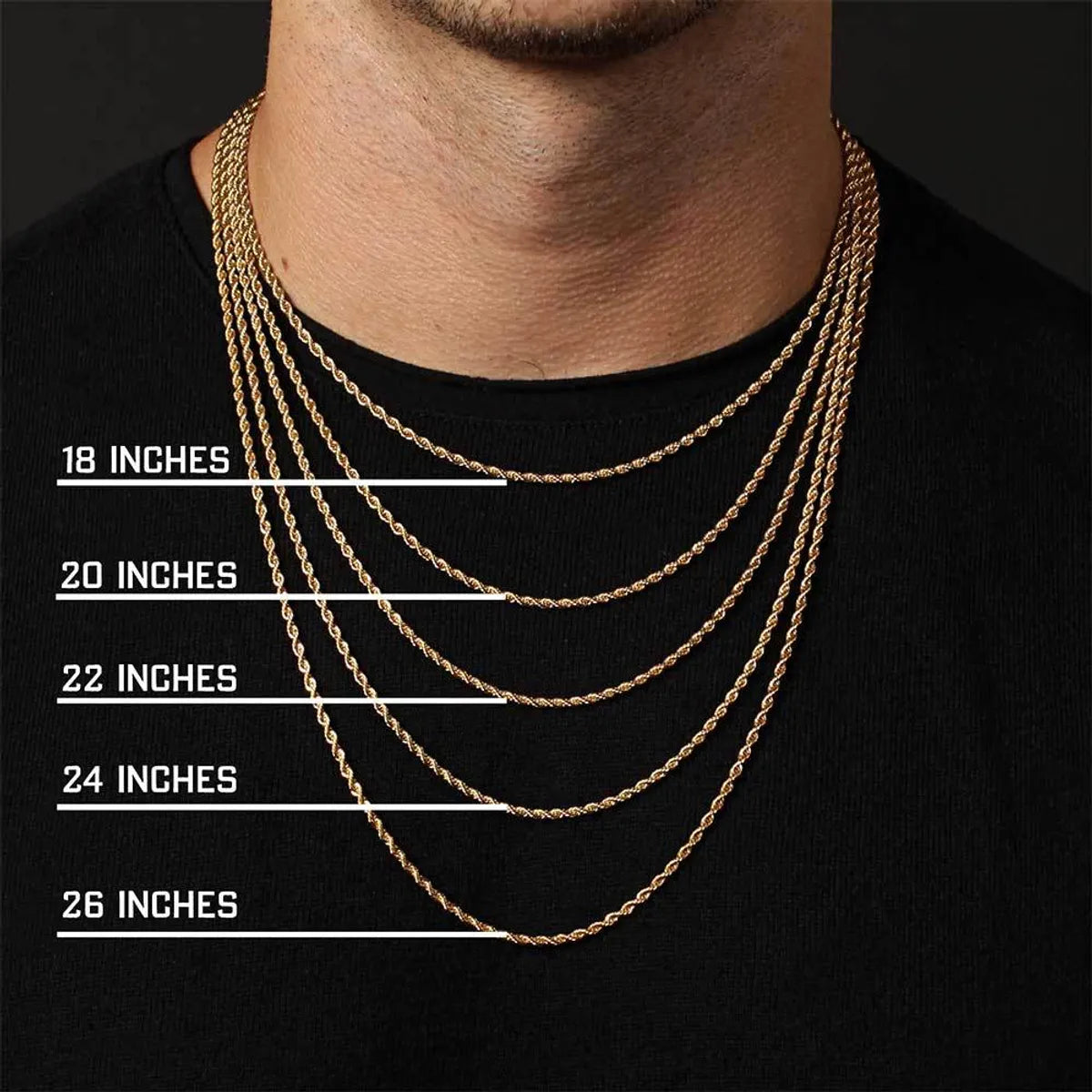 Hip-Hop Solid Color Twist Stainless Steel Plating 18k Gold Plated Unisex Bracelets Necklace