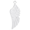 1 Piece Hole 1~1.9mm 304 Stainless Steel 18K Gold Plated Wings Polished Pendant